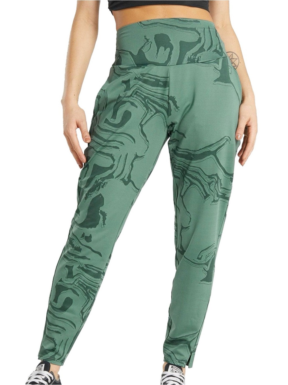 Gymshark Green Marble Print Joggers XL